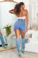 Crop Top Koucla ad incrocio. Bianco