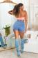 Crop Top Koucla ad incrocio. Corallo