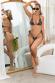 Tanga bikini con strass. Nero