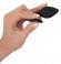 Plug in silicone con zircone a forma di cuore.