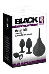 Kit 4 pezzi Black Velvets in silicone.
