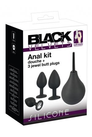 Kit 4 pezzi Black Velvets in silicone.