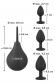 Kit 4 pezzi Black Velvets in silicone.