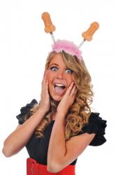 Cerchietto per capelli spiritoso con antenne molleggianti.