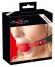 Ball Gag rossa in silicone.