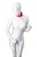 Anonymo: collare rosso con catena.