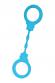 Manette in silicone. Azzurre