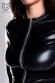 Body lucido maniche lunghe con zip anteriore.