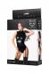 Adriana - Body con imbracatura e cerniere sul seno.
