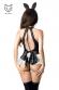 Stacy - Body coniglietta con orecchie, codino e fiocco.
