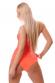 Body con pizzo. Arancione fluo.