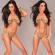 Bikini leopardato con fibbie serpente.