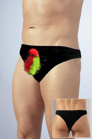 Slip uomo con pappagallo in peluche.