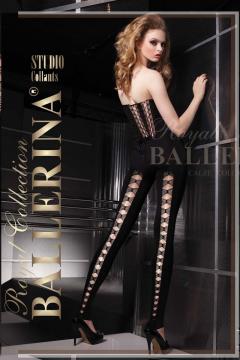 Leggings neri in microfibra. Art. 041