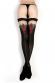 Calze autoreggenti con fiocco. Art. 350