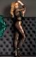 Collant nero con motivo anteriore. Art. 396