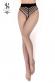 Collant velato c/riga e dettagli a strisce. Grigio. Art. 559