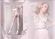 Collant bianco velato con ricami floreali. Art. 582