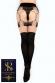 Collant nero effetto reggicalze. Art. 497