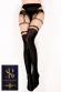 Collant nero effetto reggicalze. Art. 498