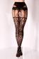 Collant aperto effetto reggicalze con fantasia tigrata. Art. BS122