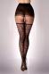 Collant aperto effetto reggicalze con fantasia leopardata. Art. BS123