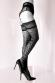 Ballerina: autoreggenti nere con motivo tigrato. Art. BS129