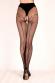 Collant aperto con ricami e riga posteriore. Art. BS103