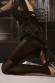 Leggings neri in microfibra. Art. 038
