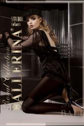 Leggings neri in microfibra. Art. 038