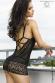 Chemise Pussycat nera.