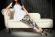Leggings pitonati rosa/nero.