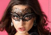 Maschera filigranata con strass. Mod. 3706