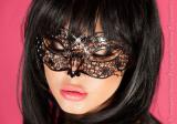Maschera filigranata con strass. Mod. 3707