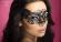Maschera filigranata con strass. Mod. 3754