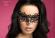 Maschera filigranata con strass. Mod. 3756