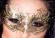 Maschera filigranata con strass. Mod. 3806