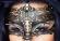 Maschera filigranata con strass. Mod. 3807