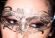 Maschera filigranata con strass. Mod. 3809