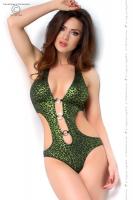 Body maculato con anelli. Verde.
