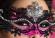 Maschera filigranata con strass. Mod. 3993