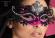 Maschera filigranata con strass. Mod. 3993