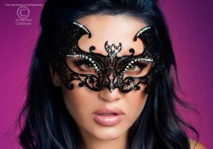 Maschera filigranata con strass. Mod. 3994