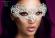 Maschera filigranata con strass. Mod. 3995