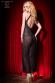 Neglig lunga in pizzo con tanga.