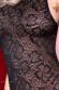 Neglig lunga in pizzo con tanga.
