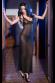 Neglig in tulle e pizzo con stringatura posteriore.