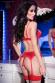 Set 3 pz. reggiseno, reggicalze e perizoma rosso.