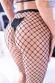 Collants neri a rete media, 1 classico e 1 con lurex. 2 Paia.