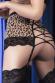 Completo intimo 4 pezzi leopardato con calze.